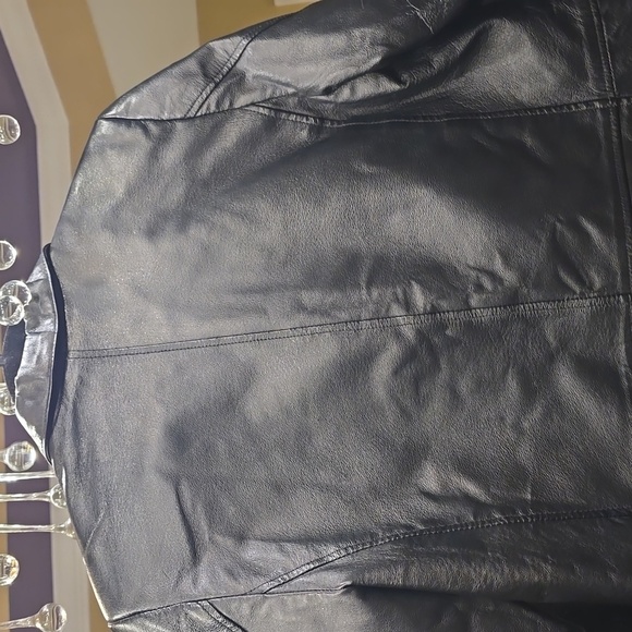 Clio Black Leather Jacket - Picture 6 of 14